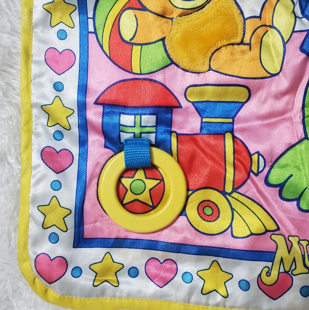 Vintage 1989 Muppet Babies Kermit The Frog Colorful Play Mat